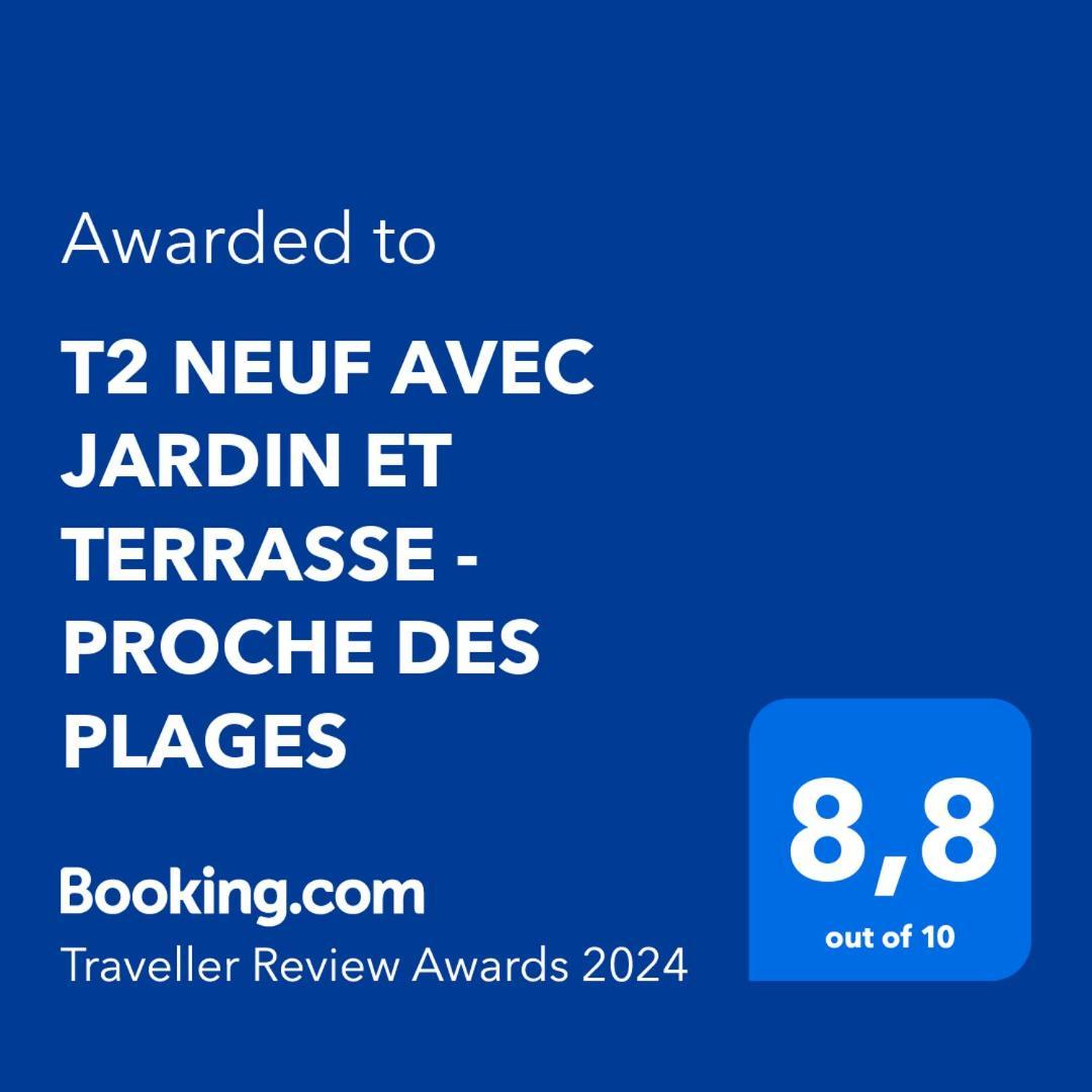 T2 Neuf Avec Jardin Et Terrasse - Proche Des Plages แซ็งต์-ซีร์-ซูร์-แมร์ ภายนอก รูปภาพ
